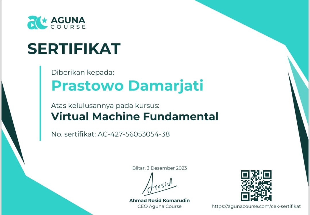 Certificate 3