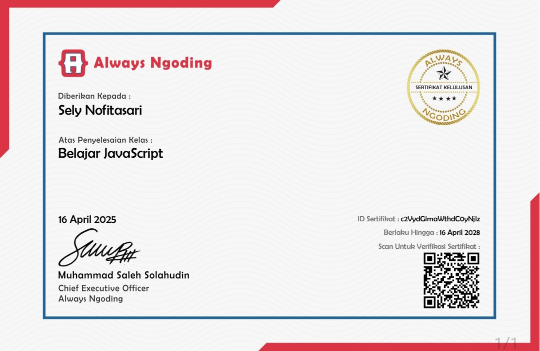 Certificate 6